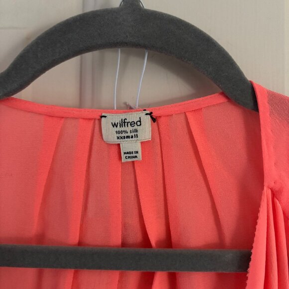 Wilfred x Artizia Tank 100% Silk Sz XXS - Picture 2 of 3